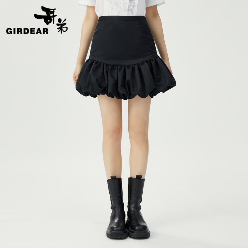 显瘦百搭蓬蓬花苞裙1200316