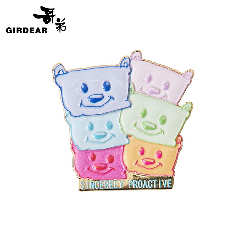 哥弟  趣味深呼吸狗狗胸针190011