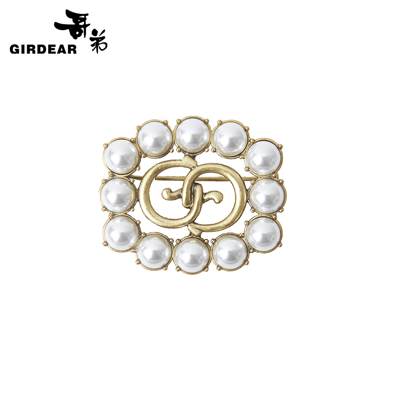 哥弟  同心协力系胶珠胸针1900489