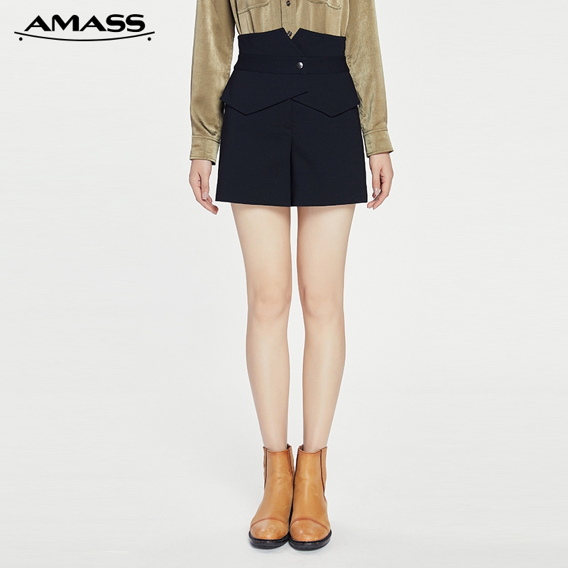 AMASS阿玛施 高腰腰封短裤5100211-3