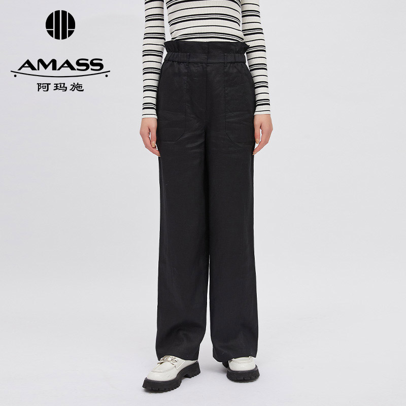 AMASS阿玛施 高腰宽腿裤5100304