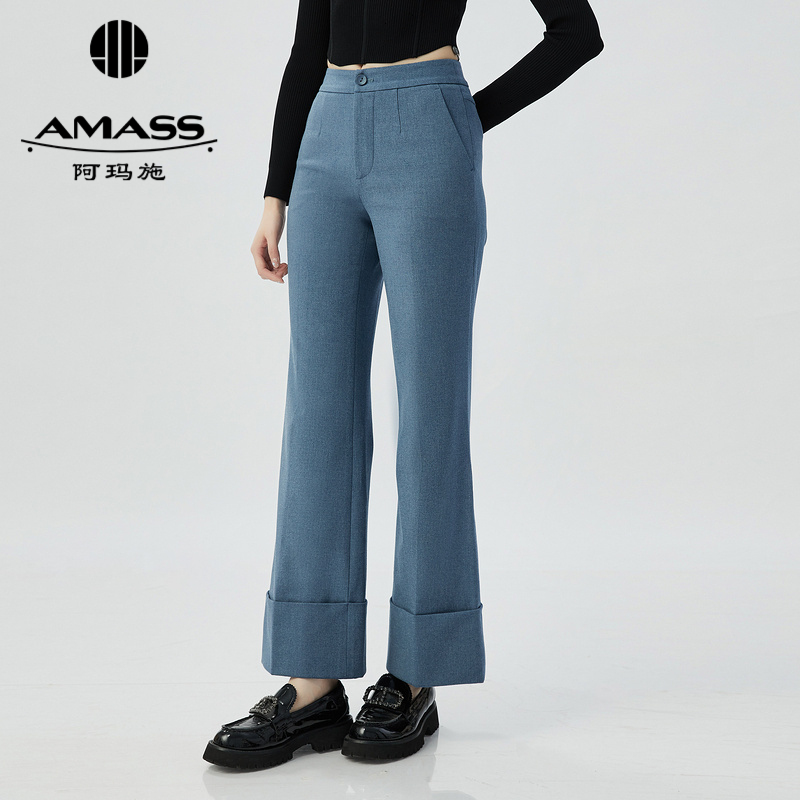 AMASS阿玛施 高腰气质通勤显瘦长裤女 5100457