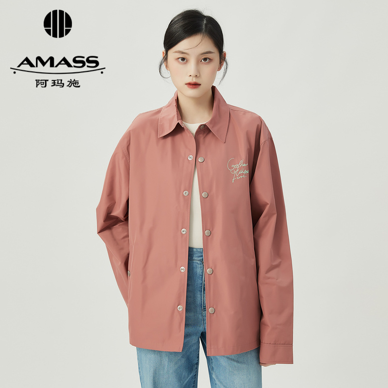 阿玛施AMASS 经典衬衫式工装风夹克外套5400816