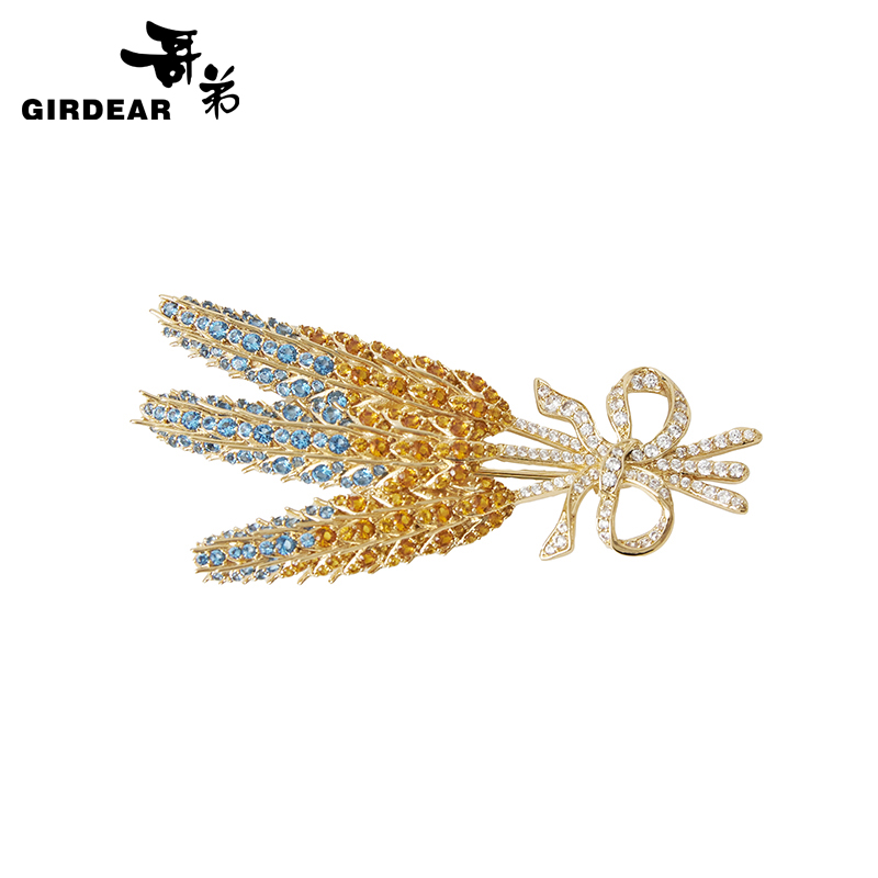 哥弟  精致麦穗胸针1900393