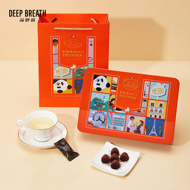 【DEEP BREATH深呼吸CT招牌】松露巧克力送女友零食大礼盒30颗装300g AR11029-AR11064