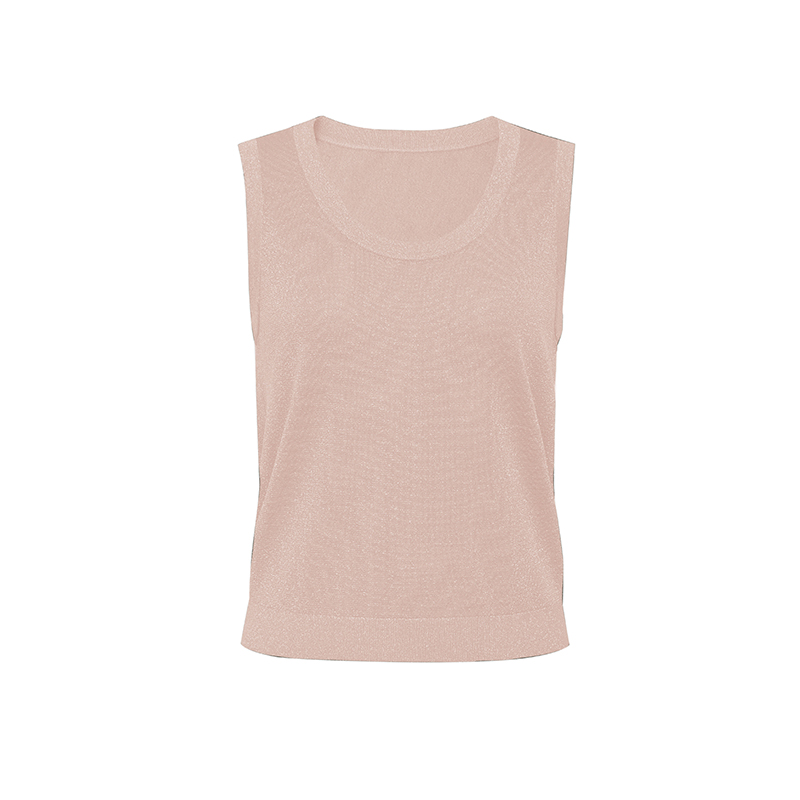 柔雾粉-背心